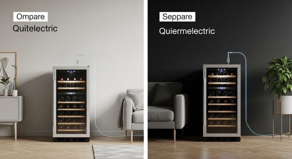 Adega com compressor ou termoelétrica