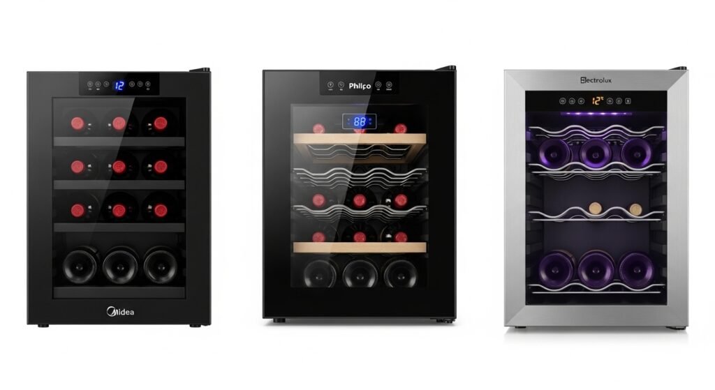 melhores adegas climatizadas de 8 garrafas